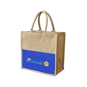 Bolsa de Yute Ecológica Corporativa con Fuelle (Varios Tamaños)