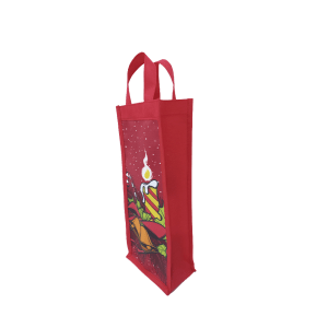 Bolsas Vineras de Tela Personalizadas para Regalos Corporativos (Sencilla y Doble)